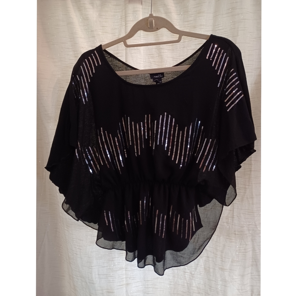 Rue 21 sequin tunic top